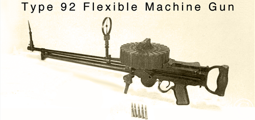 Japanese WWII Type 92 Machine Gun 